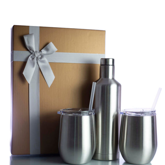 Wine Tumble Set with gift box included